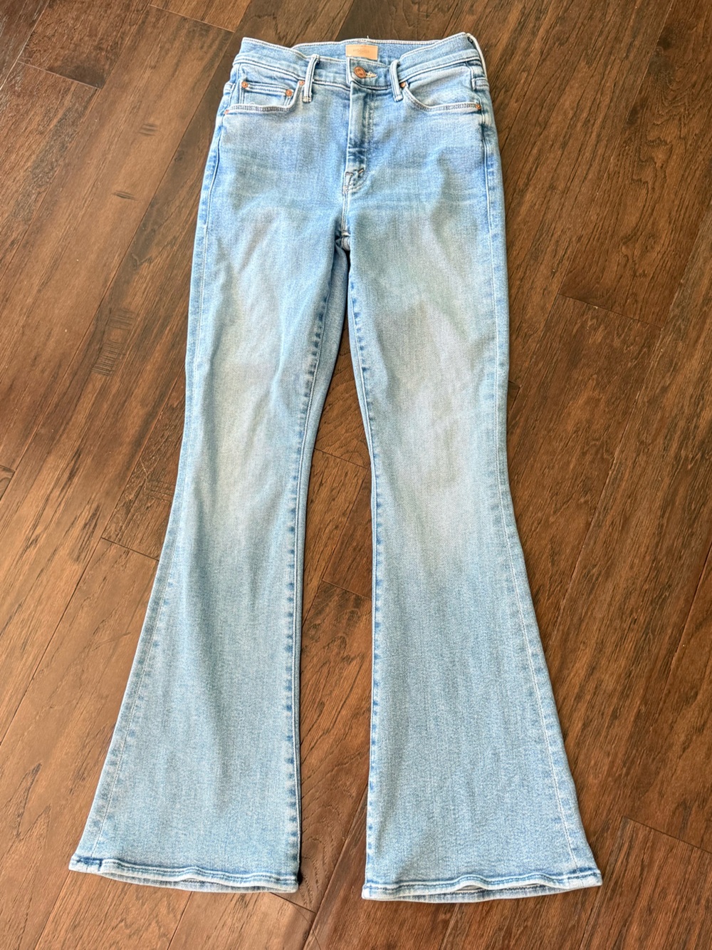 NEW Mother Denim The Weekender Jeans Blessing in Disguise Size 24